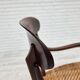 1970s, Italian design by Fratelli Levaggi, 2 armchairs, model "Campanino".