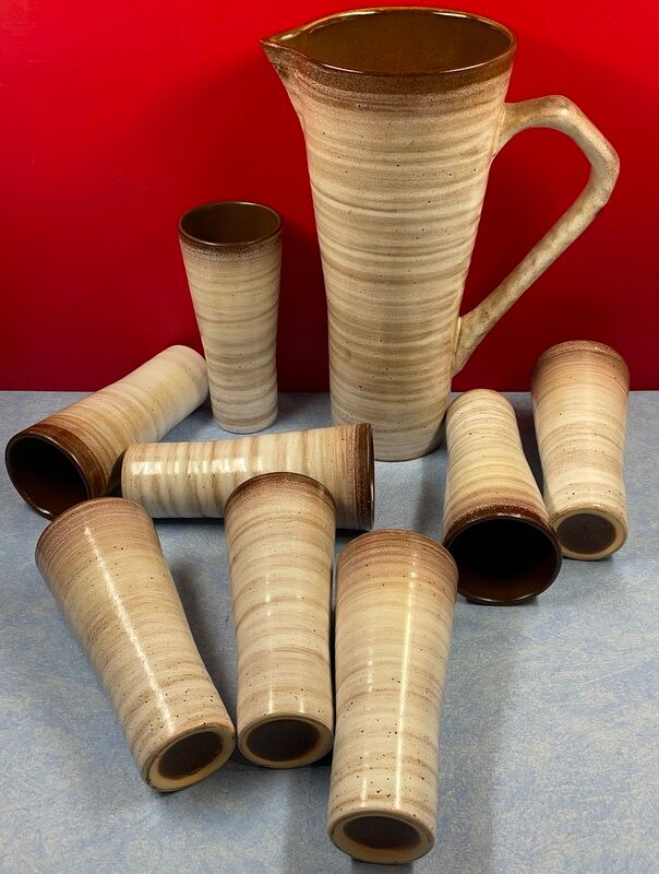 Service to orangeade Ceramic by Niderviller 1960/70