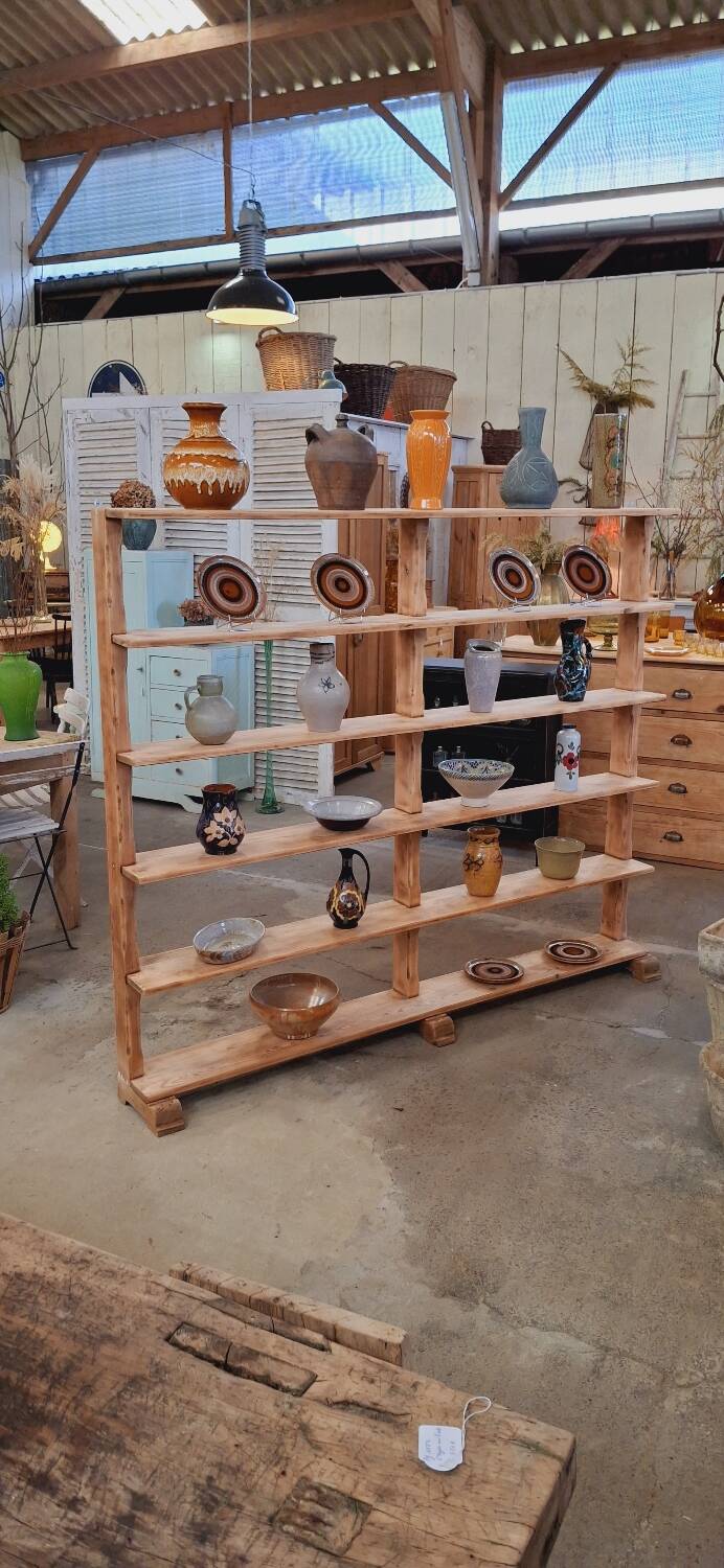 Large old shelf on legs