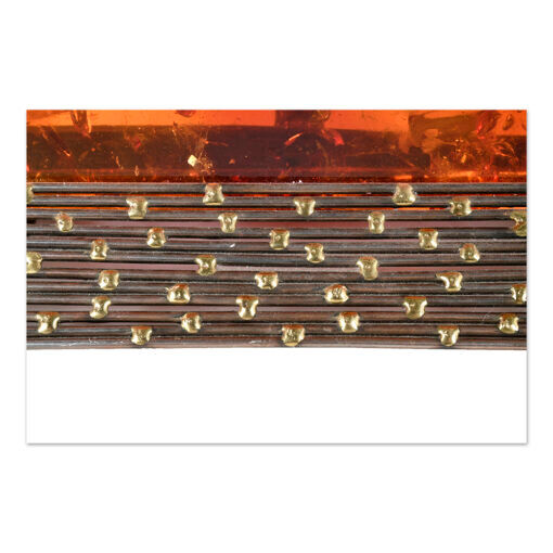 Pair of fractal resin and brass lamps by Henri Fernandez