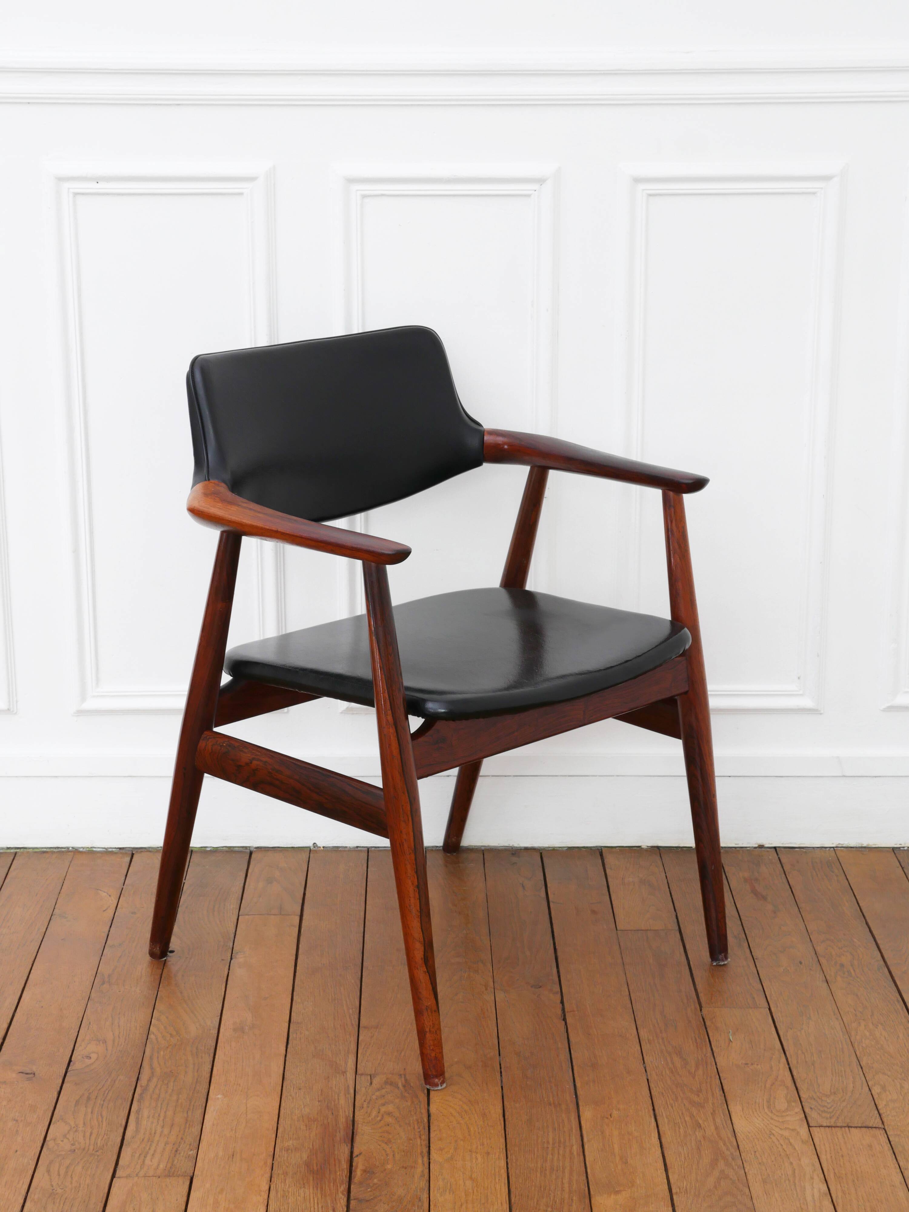Armchair Svend Age Eriksen – Glostrup Møbelfabrik - Rosewood