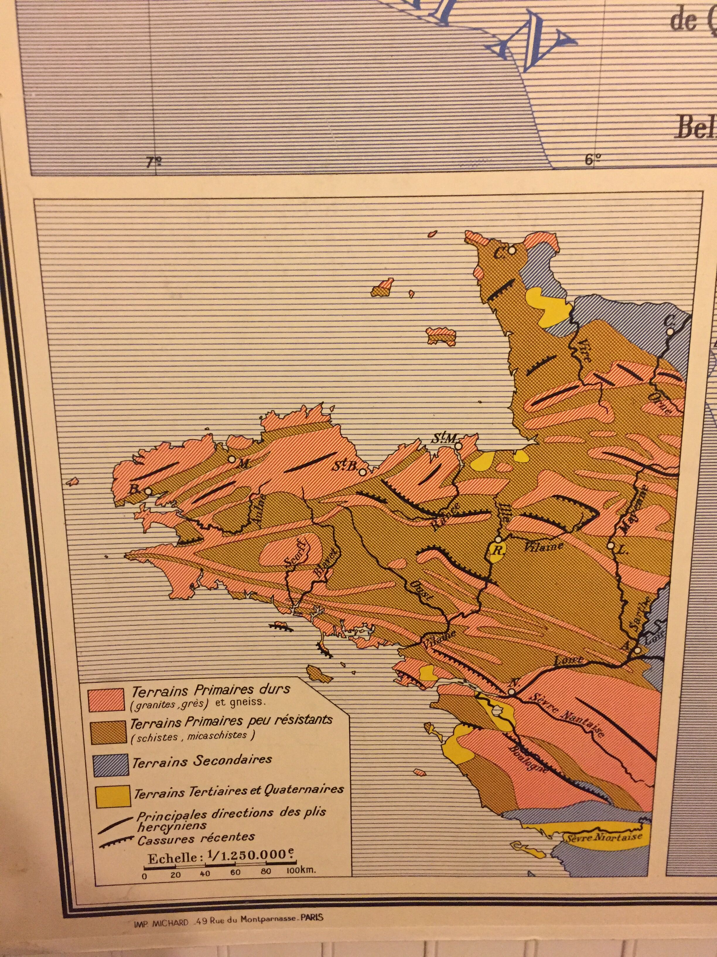 Western region school map (Britain)