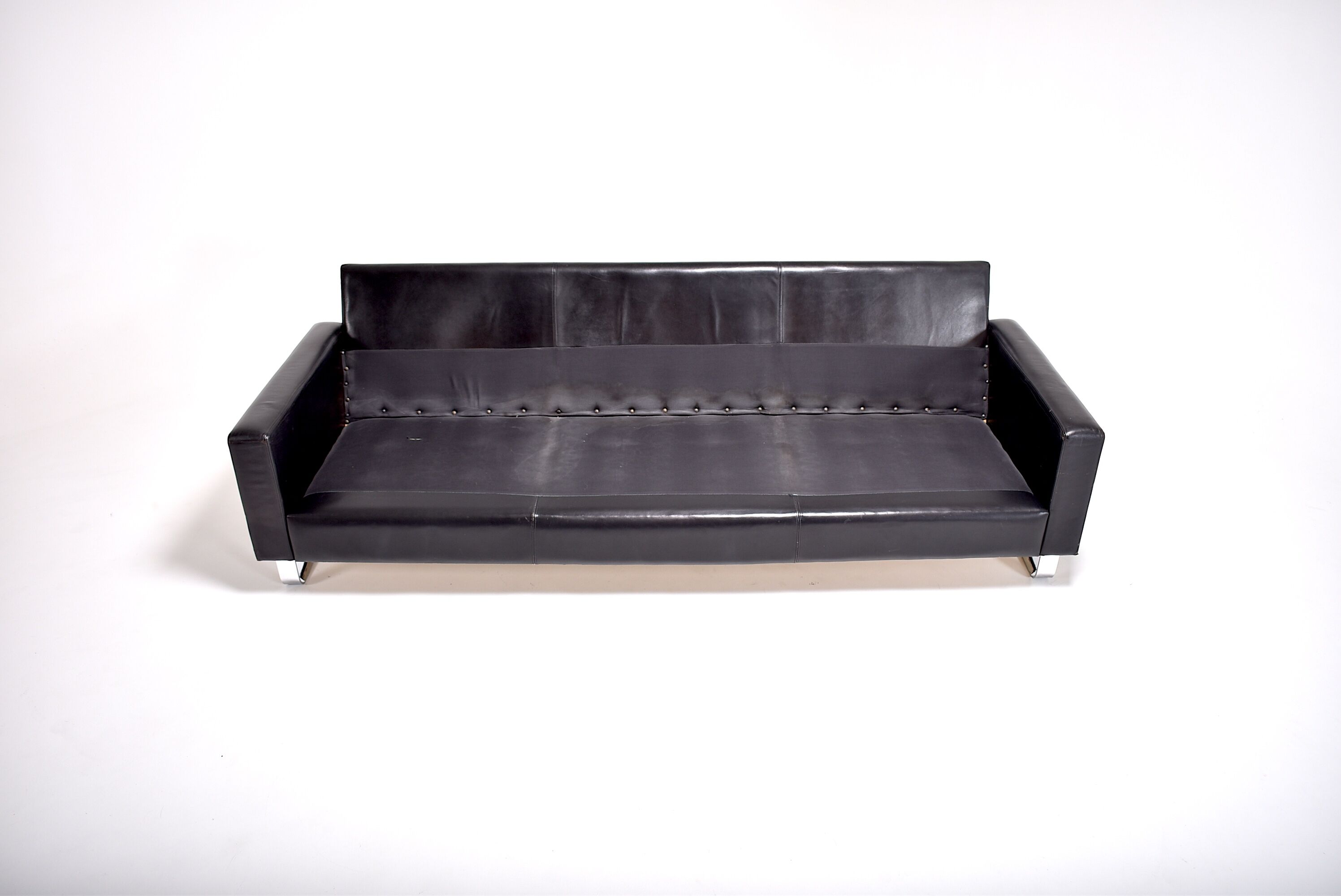 3-seater leather sofa 1960