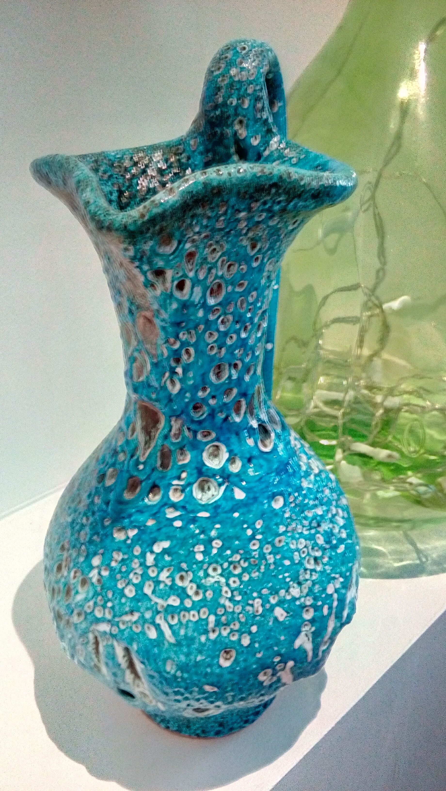 Pitcher fat lava turquoise sea foam