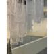 Contemporary Strips “Listelli Alabastro” Murano Glass Chandelier