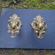 Paire de patères en laiton époque Napoléon III