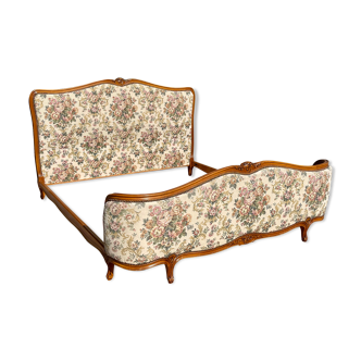 Louis XV style cherry bed