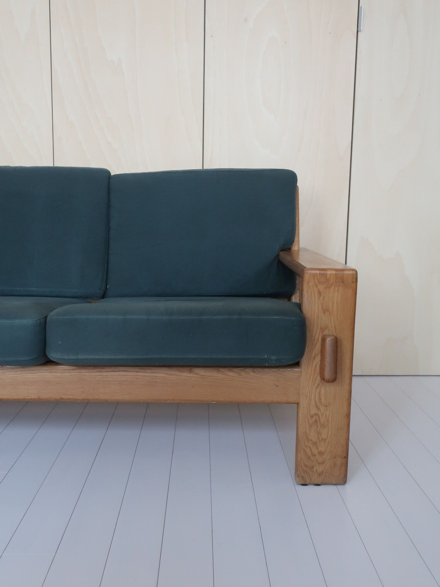 Eesko Pajamies 3-seater oak sofa for Asko Model Bonanza 1970