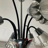 Tulip chandelier 8 fires from the 50s and 60s