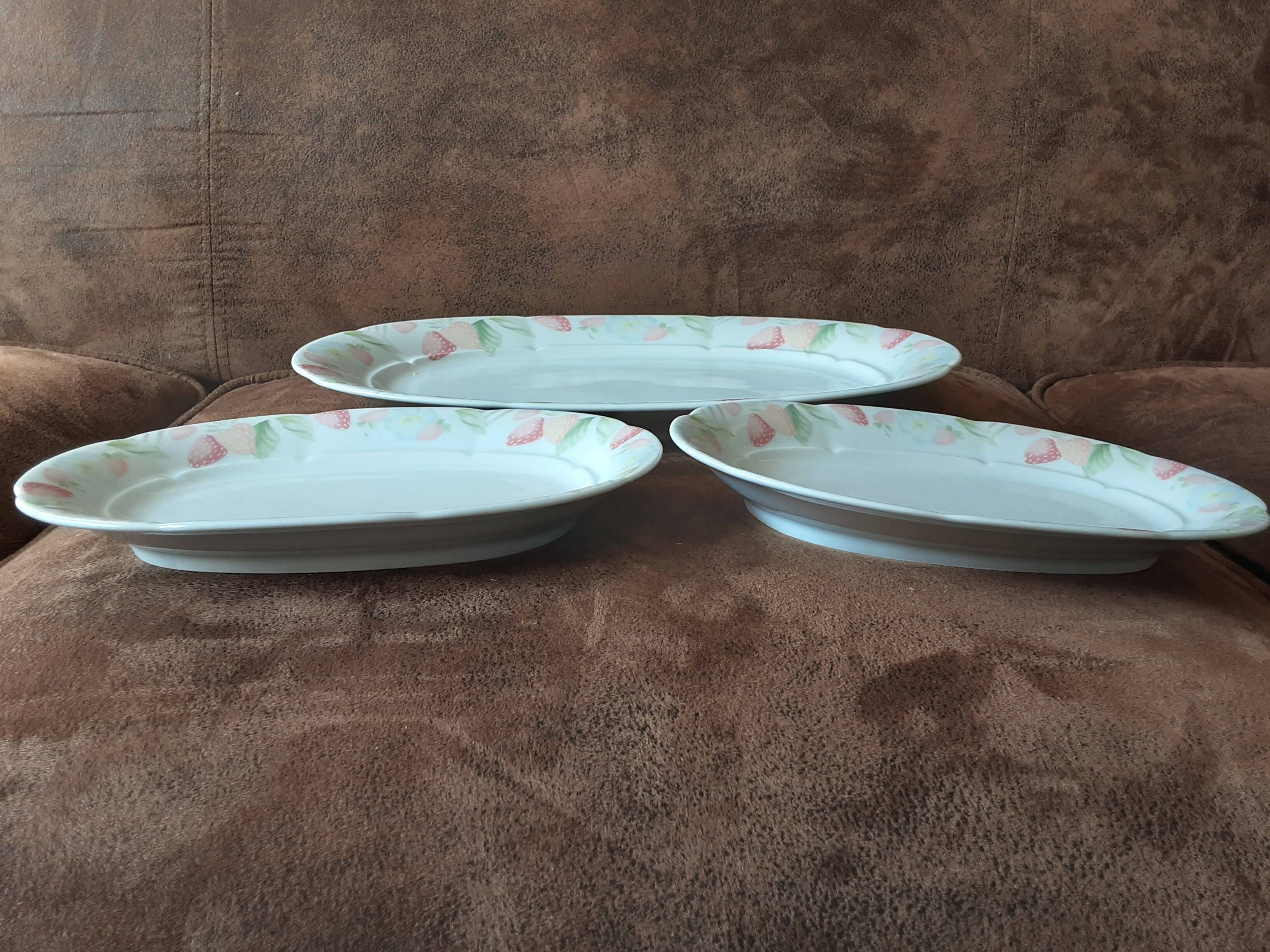 Set of 3 Mitterteich Bavaria dishes