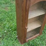 Natural wood showcase