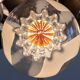 Murano glass chandelier by Mazzega, Italy, 1970