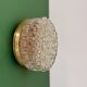 Vintage moulded glass wall or ceiling light globe