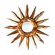Wooden sun mirror, 60s - 23cm