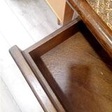 Wooden & canning chest of drawers