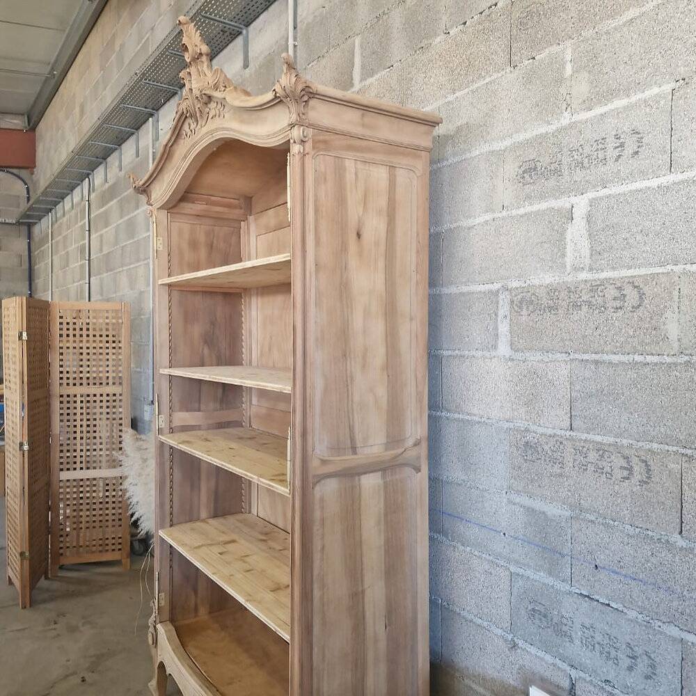 Solid cherry wardrobe – revalued Louis XV style