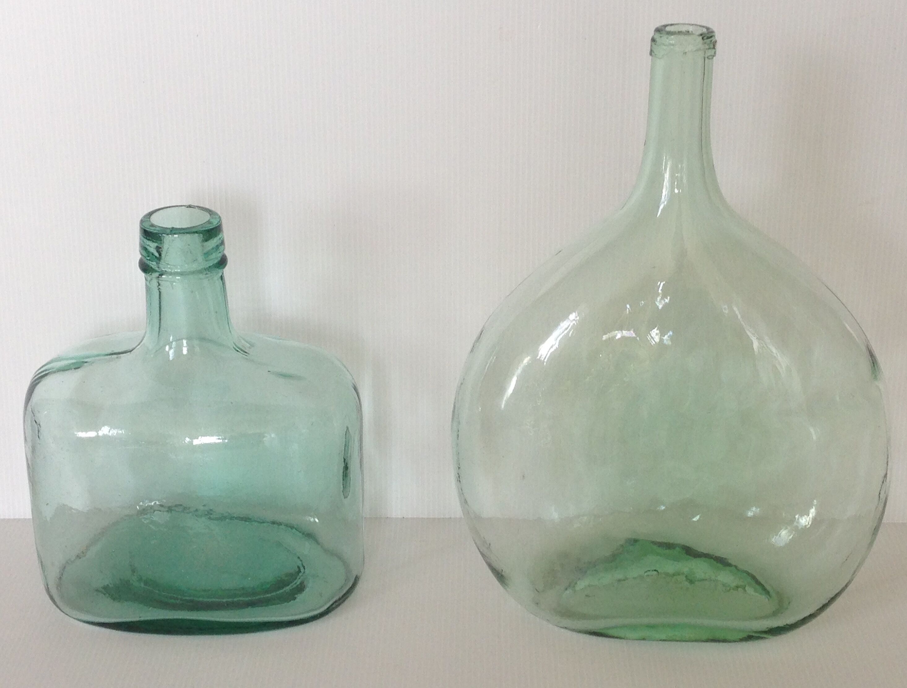 Demijohn 3,5L and bottle and bottle 2L