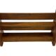 Vintage wooden standing bookcase from the 1950s