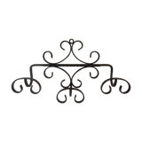 Door coats iron forged 3 hooks