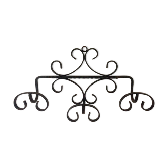 Door coats iron forged 3 hooks