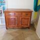 Buffet rustique-style Louis XV-Régence-chevillé- teinte merisier-bois massif