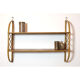 2 tier rattan shelf from the 1960s-1970s.