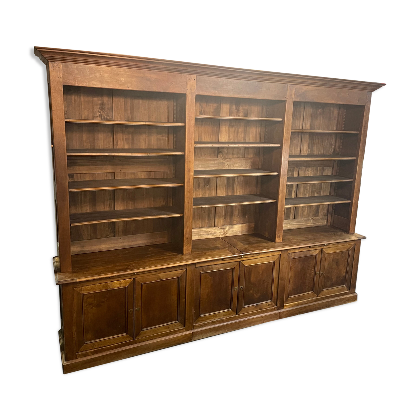 Library walnut apothecary furniture