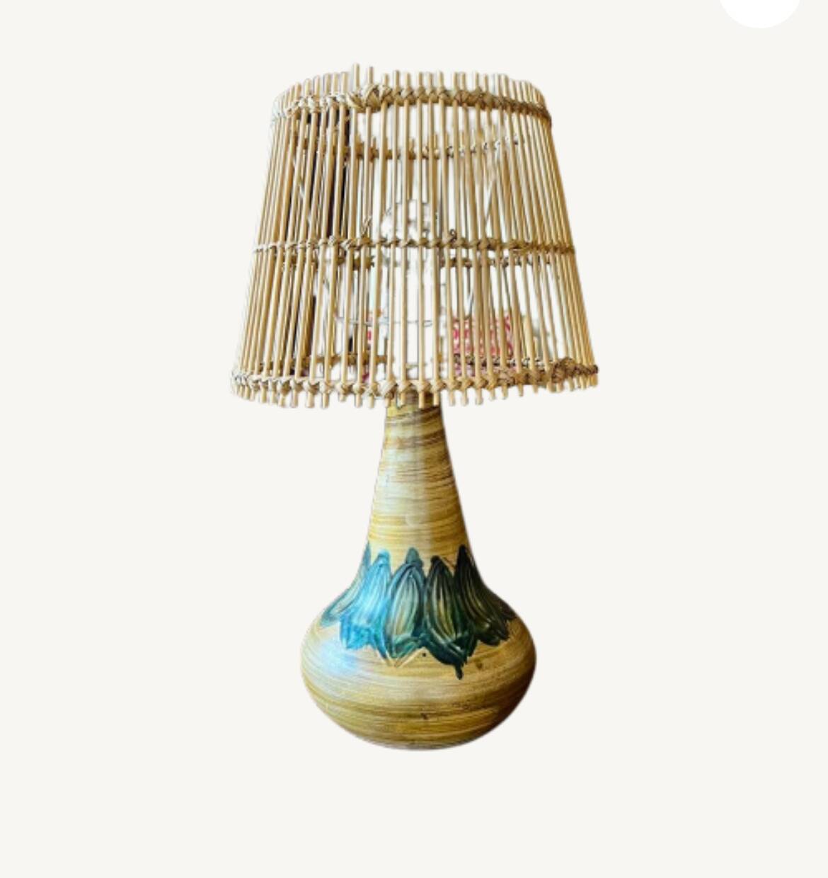 Lampe de table en céramique au design danois