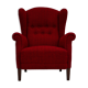 50s, Danish design, refurbished chair, furniture wool, mahogany wood