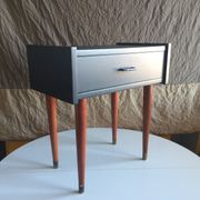 French vintage bedside revisited in black mast 60