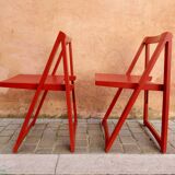 Pair of folding chairs, vintage Habitat