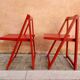 Paire de chaises pliantes, Habitat vintage
