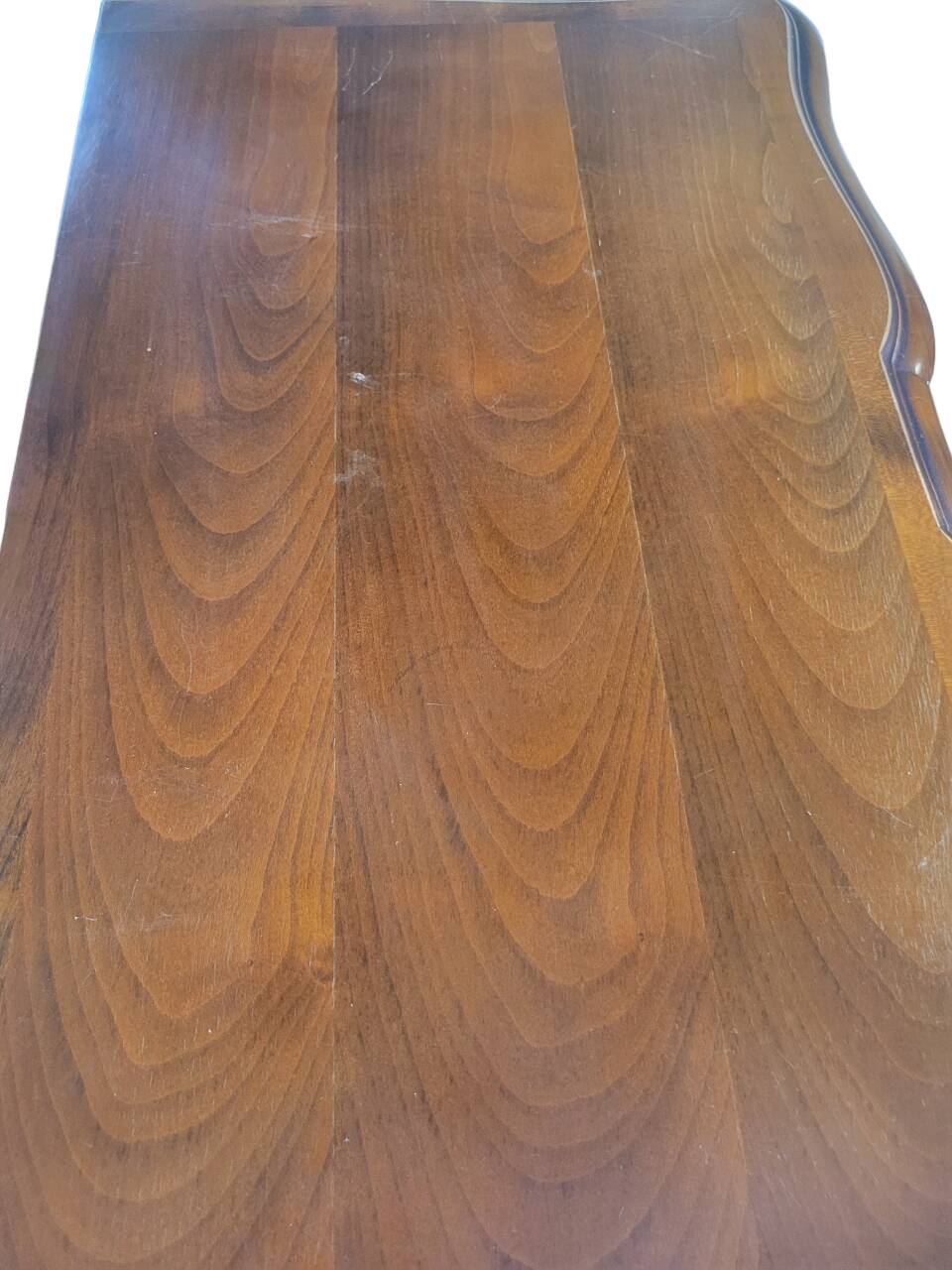 Louis XV natural wood weekly organizer