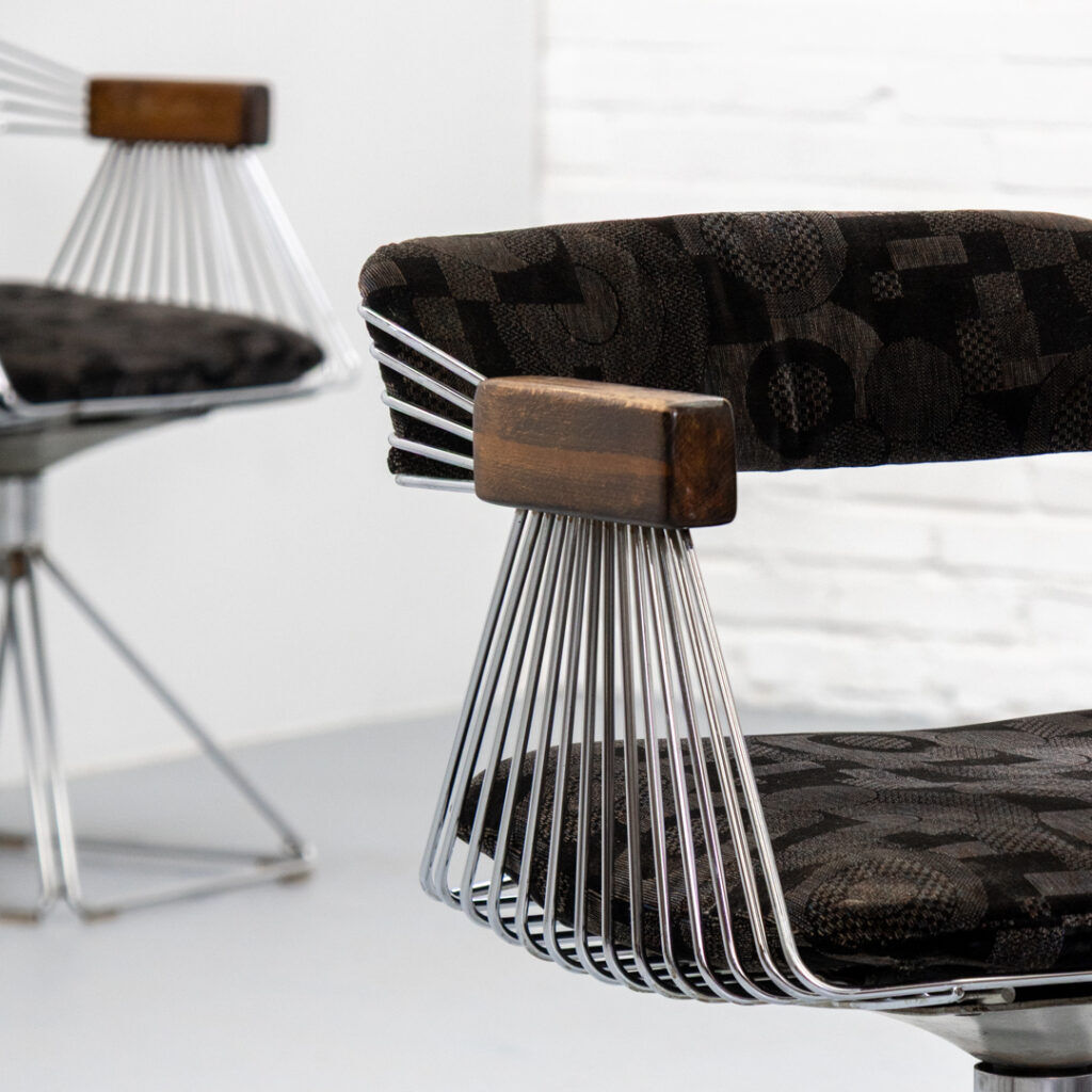 Rudi Verelst Delta Dining Chair Set 1970s