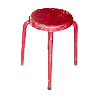 Tabouret d'atelier en métal