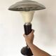 Art Deco mushroom lamp in bakelite and chrome