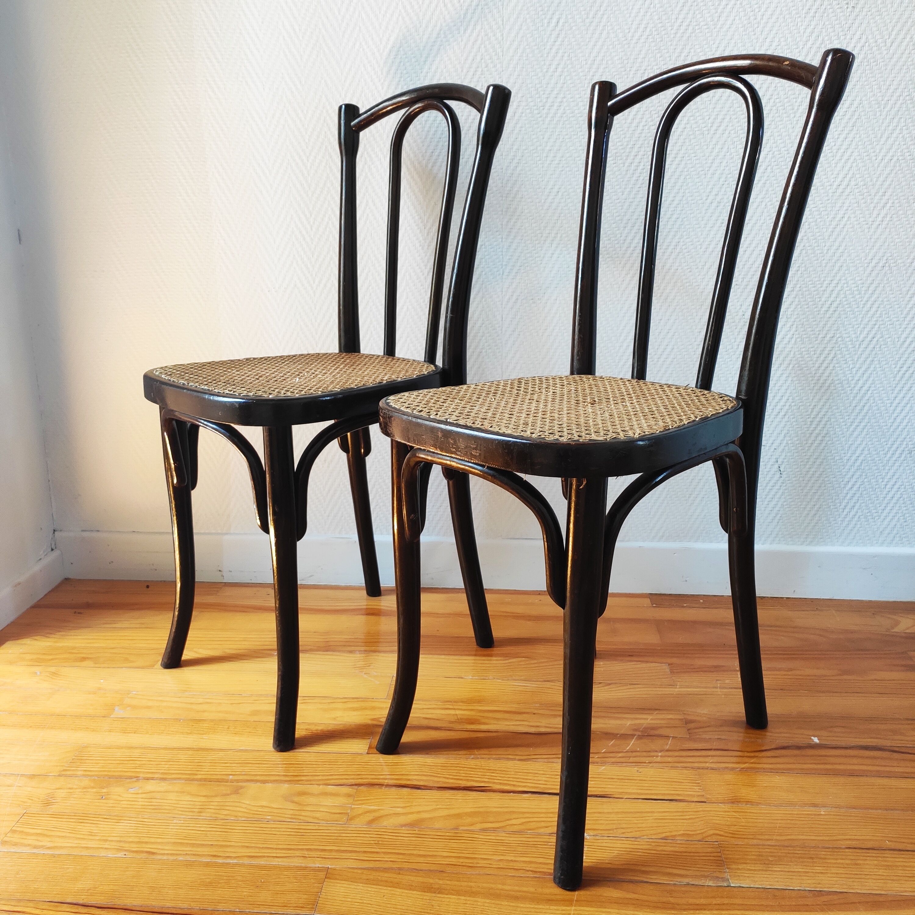 Pair of chairs bistrot Thonet N°56