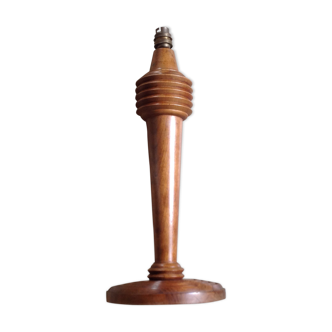Wooden lamp foot