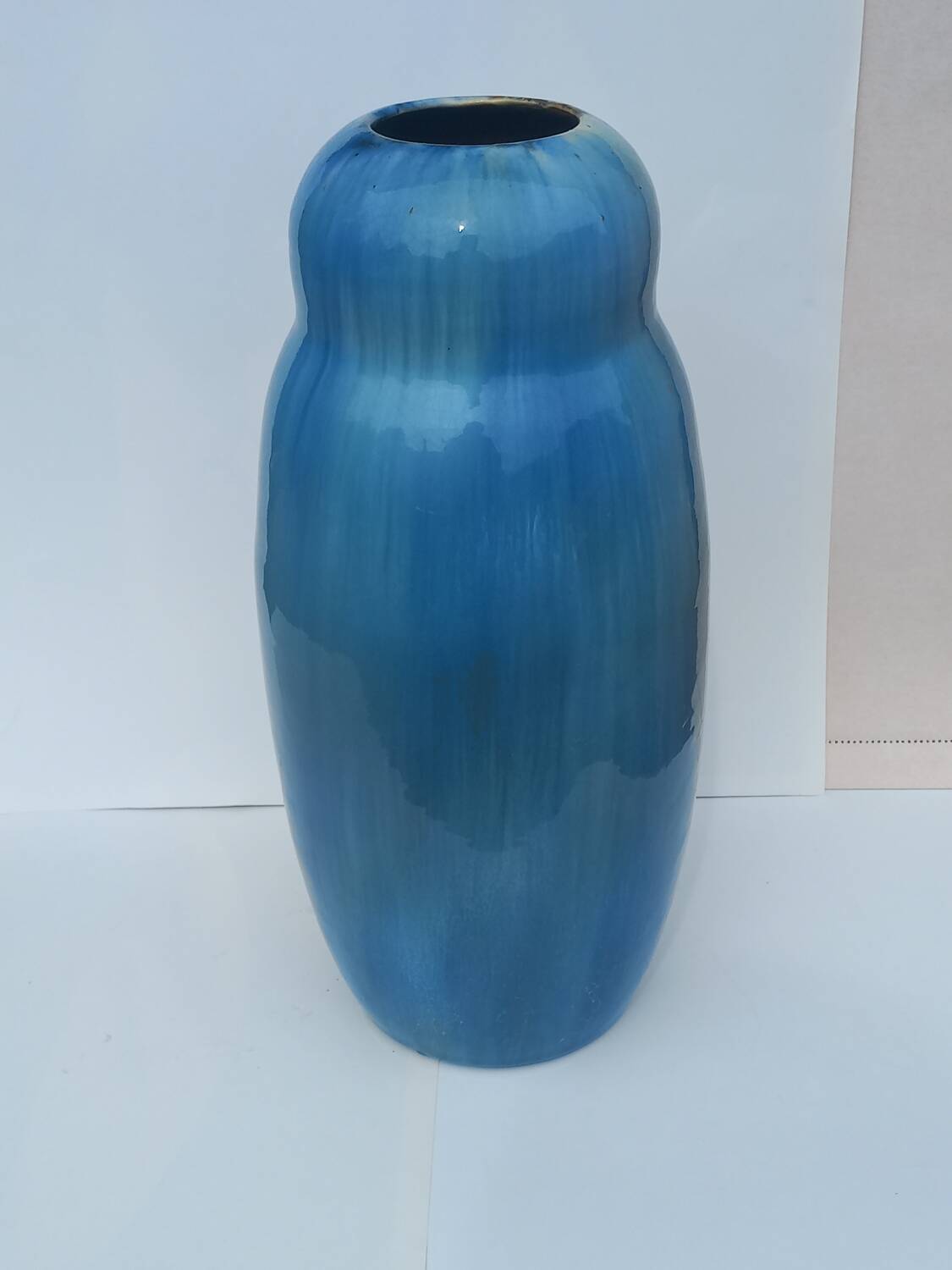 Ceramic dripping vase from the 1930s signed