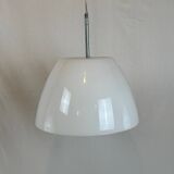 Swedish opaline pendant light from the 1980s