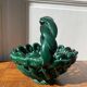 Green ceramic fruit basket - Vallauris style