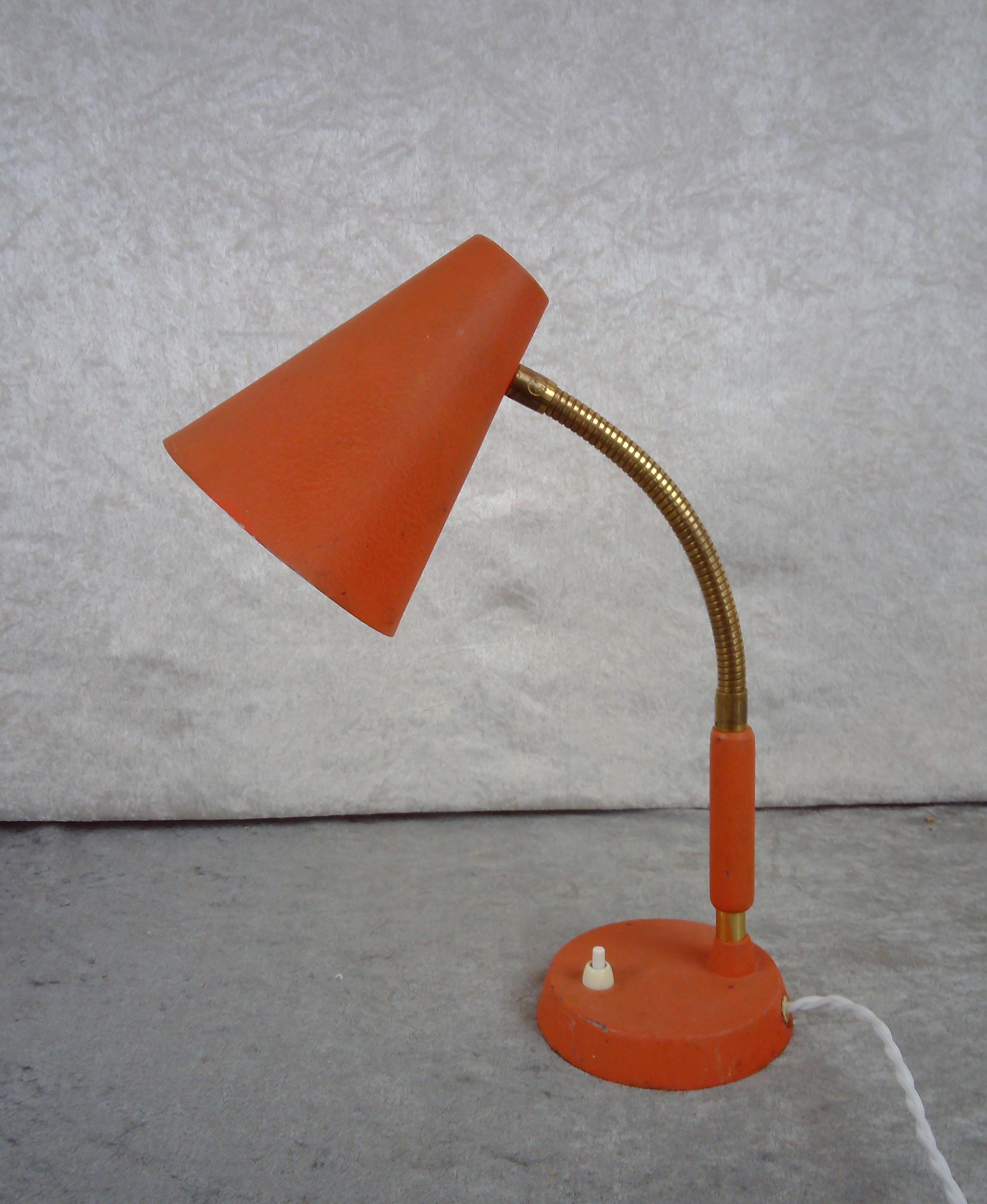 Mid-century industrial desklamp, 1950's.