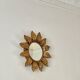 Sun mirror in gilded wood 1960