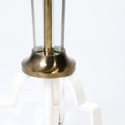 Floor lamp in bronze and crystal Sabino 1930
