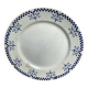 Round ironstone dish from Creil and Montereau