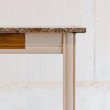 Wood & marble console