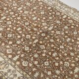 Tapis persan à motifs floraux beige et marron 147x264 cm SK 24773