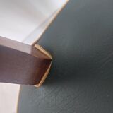 paire de chaises, fauteuils bridges vert foncé
