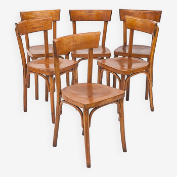 Set of 6 bistro chairs, 1920