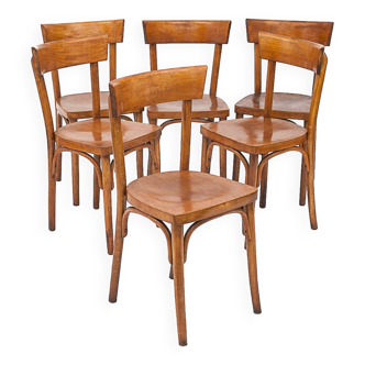Set of 6 bistro chairs, 1920